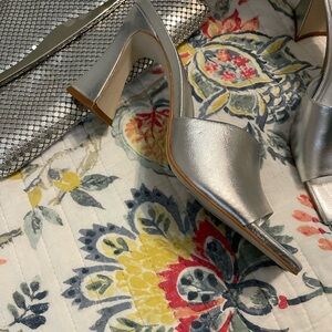 Steve Madden Fairfax Silver leather shoes 9 M